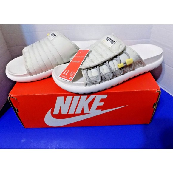 Nike Shoes - NEW NIKE WOMENS ASUNA SLIDES 2 NA LIGHT BONE LEMON DH8469 004 SIZE 12 NO BOX